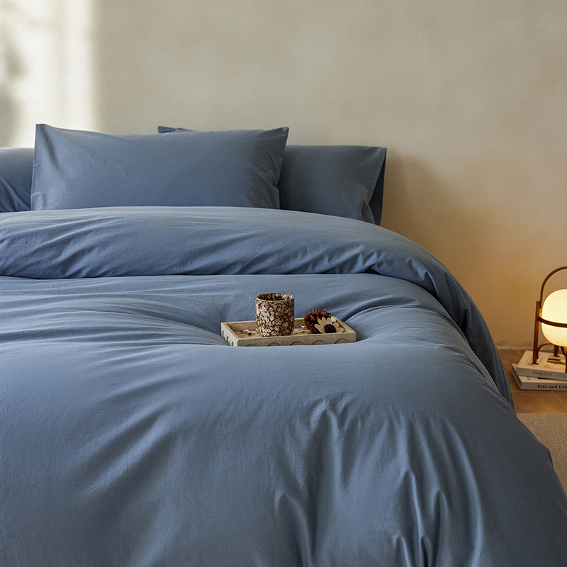 Stable Microfiber Solid Dyed Fabric for Sheets and Pajamas – solid color and fabric surface detail