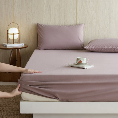 Stable Microfiber Solid Dyed Fabric for Sheets and Pajamas – microfiber texture and application detail