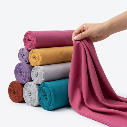 Soft Microfiber Solid Dyed Fabric for Bedding and Homewear – main product view