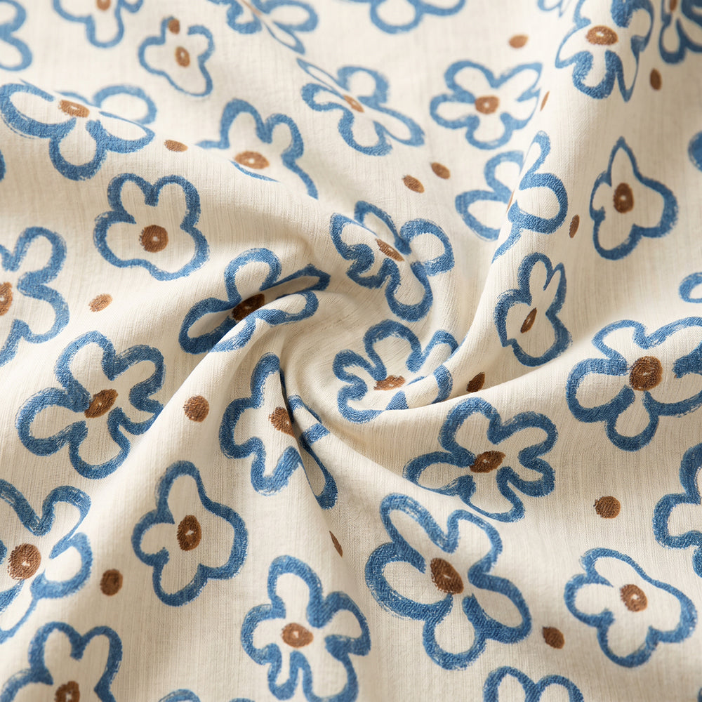 Print-on-Demand Microfiber Fabric for Sheets and Nightwear – printed pattern and surface detail