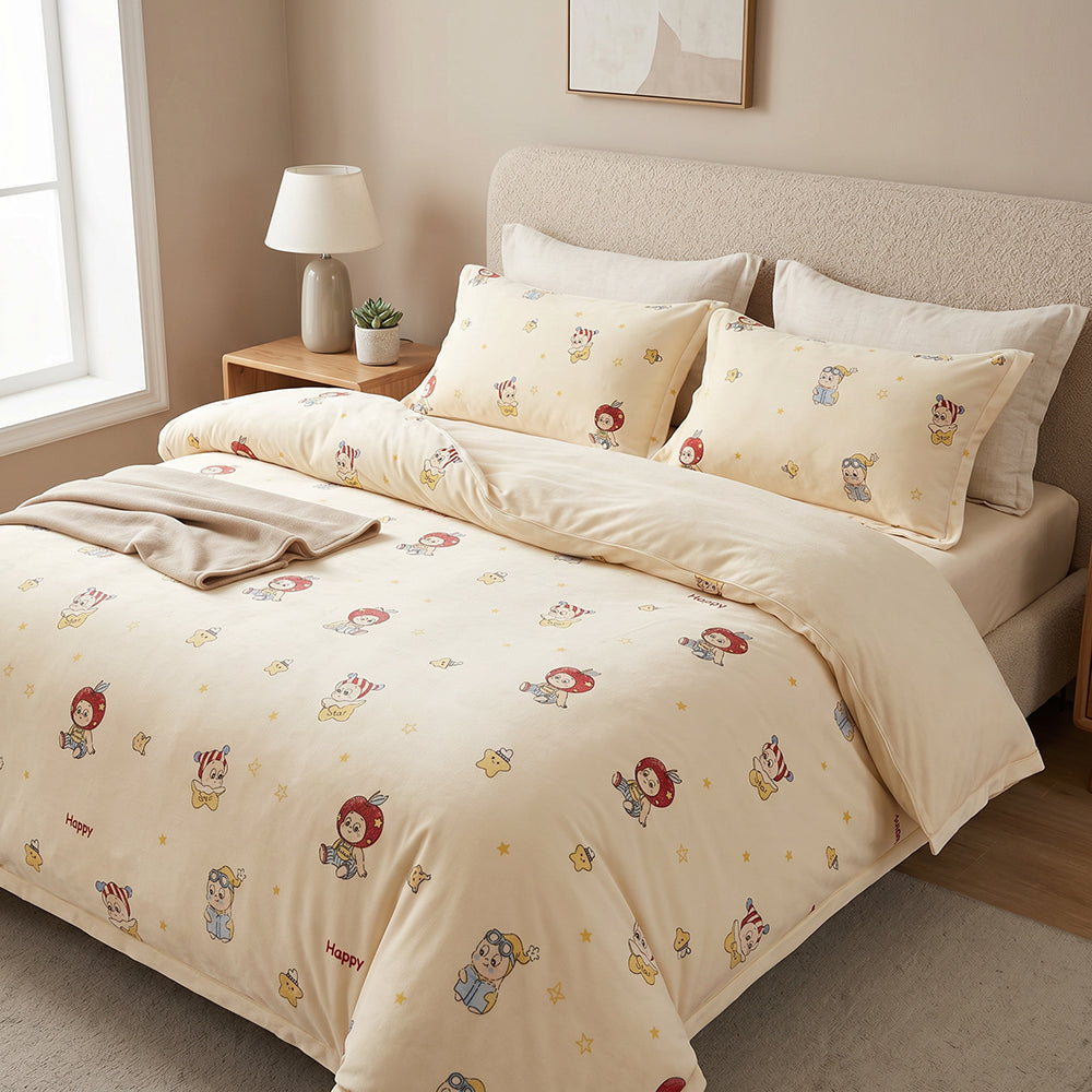 Wide-Width HD Printed Microfiber Fabric for Bed Sheets – main product view