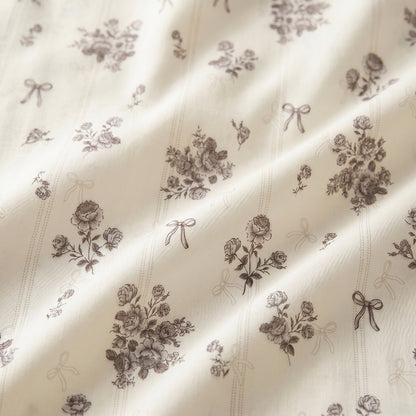 Wide-Width HD Printed Microfiber Fabric for Bed Sheets – printed pattern and surface detail