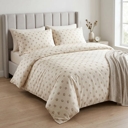 Low-MOQ Custom Printed Microfiber Fabric for Sheets and Loungewear – microfiber texture and application detail