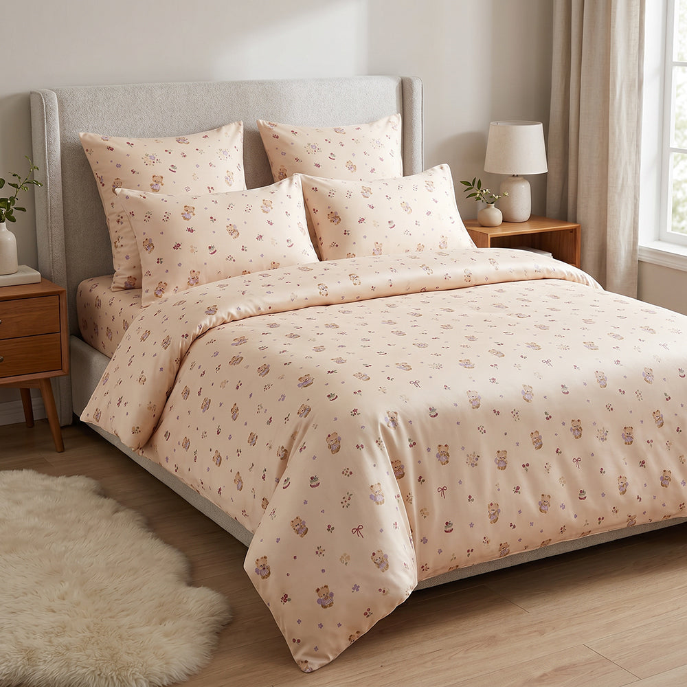 Floral or Geometric Printed Microfiber Fabric for Home Textiles – printed pattern and surface detail