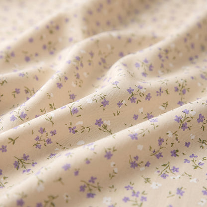 Botanical Printed Microfiber Fabric for Sheets and Pajamas – color, print and additional product view