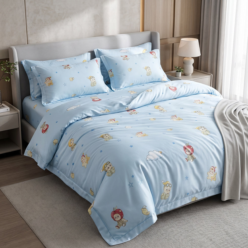 Matte-Finish Printed Microfiber Fabric for Bedding and Robes – main product view