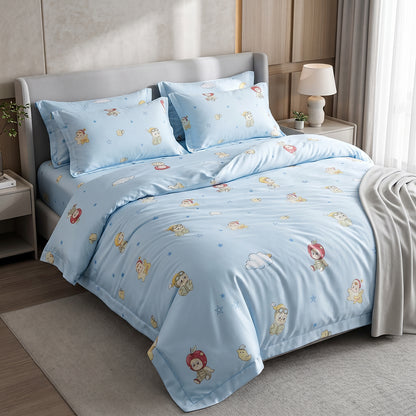 Matte-Finish Printed Microfiber Fabric for Bedding and Robes – main product view
