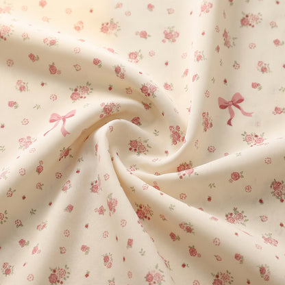 Matte-Finish Printed Microfiber Fabric for Bedding and Robes – printed pattern and surface detail