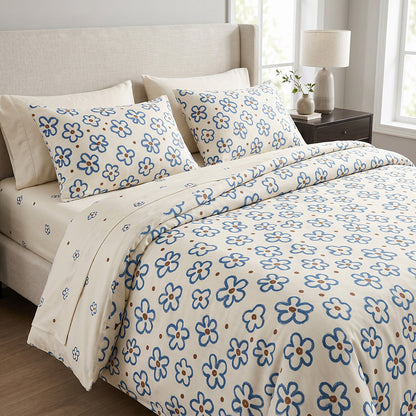 Custom Printed Microfiber Fabric for Nightwear and Bedding – main product view