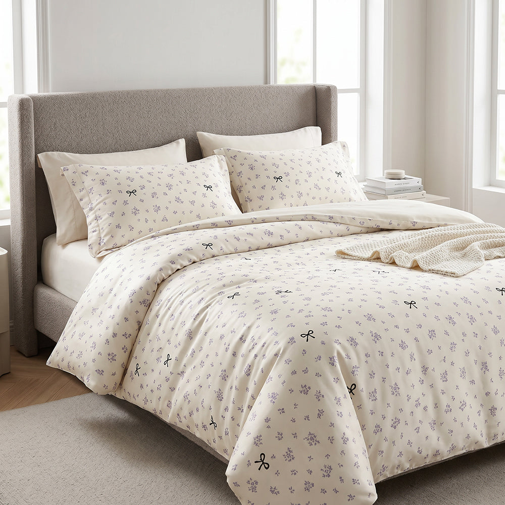 Disperse Printed Microfiber Fabric for Sheets and Loungewear – printed pattern and surface detail