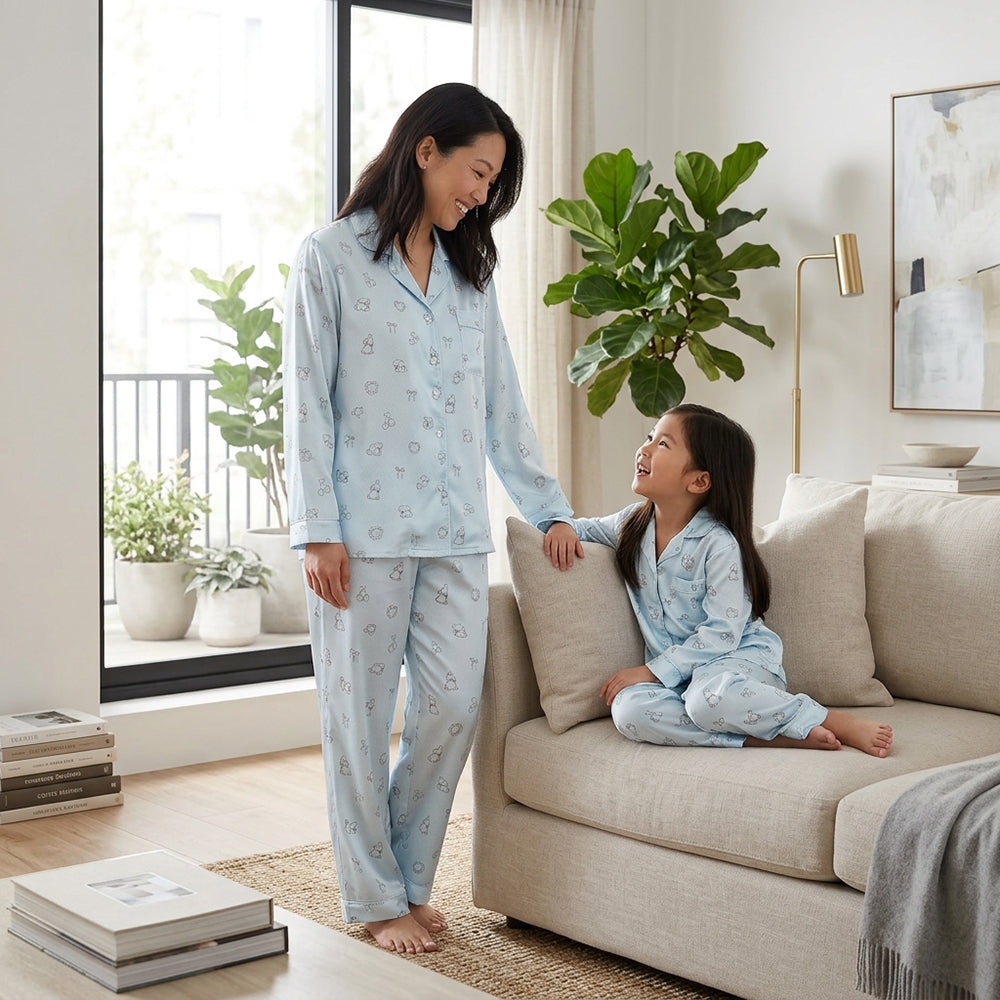 Micro-Brushed Printed Microfiber Fabric for Bedding and Pajamas – microfiber texture and application detail