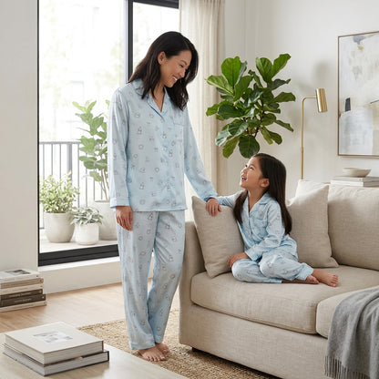Micro-Brushed Printed Microfiber Fabric for Bedding and Pajamas – microfiber texture and application detail