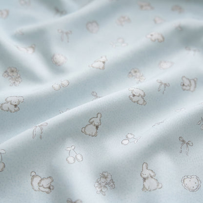 Digital Transfer Printed Microfiber Fabric for Bed Linen and Sleepwear – printed pattern and surface detail
