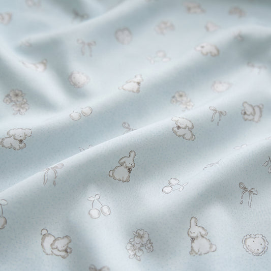 Digital Transfer Printed Microfiber Fabric for Bed Linen and Sleepwear – printed pattern and surface detail
