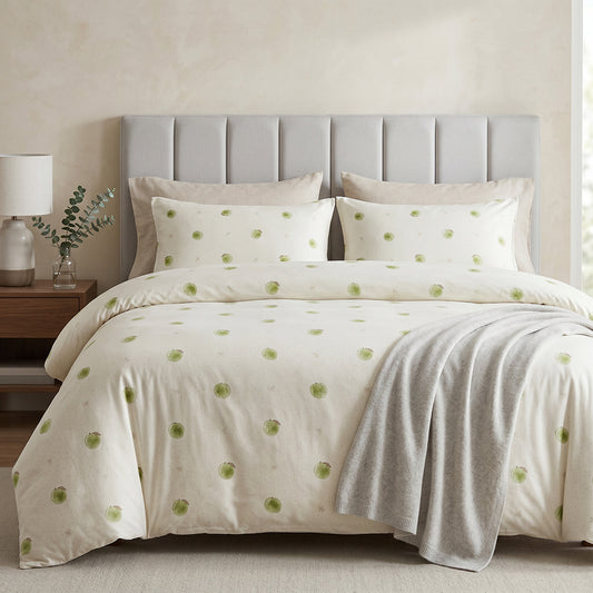 Custom Printed Microfiber Fabric for Bed Linen and Sleepwear – printed pattern and surface detail