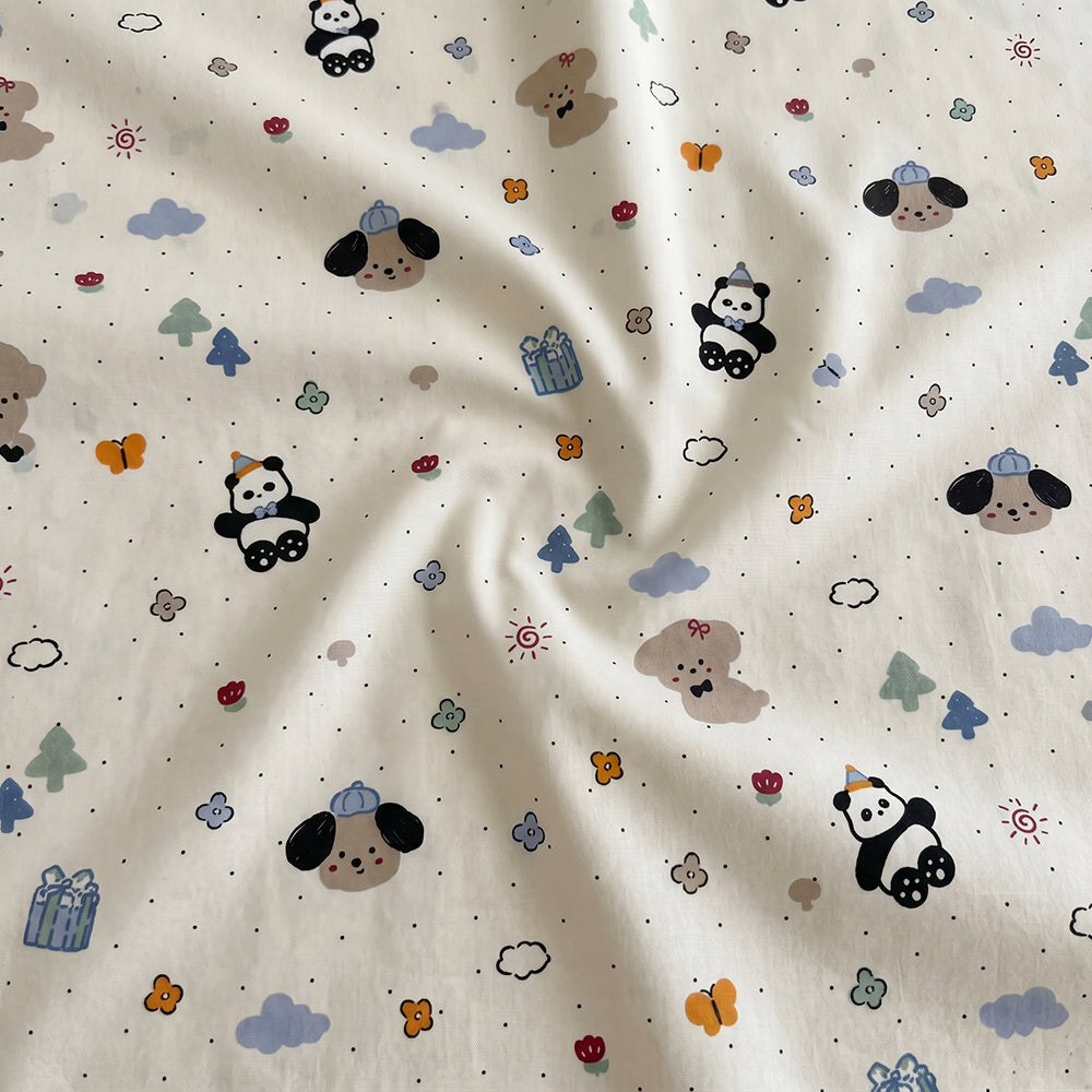 Bulk Printed Microfiber Fabric for Bedding and Sleepwear – printed pattern and surface detail