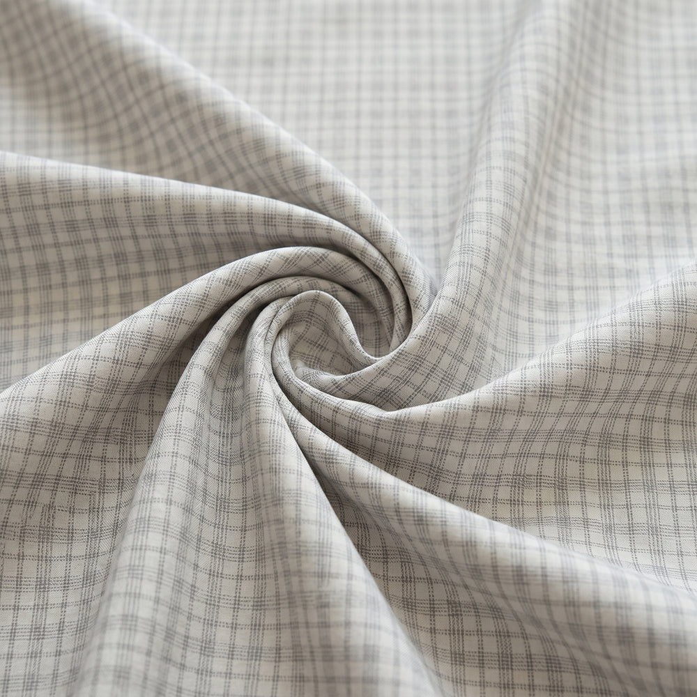 Geometric Printed Microfiber Fabric for Bedding and Homewear – printed pattern and surface detail