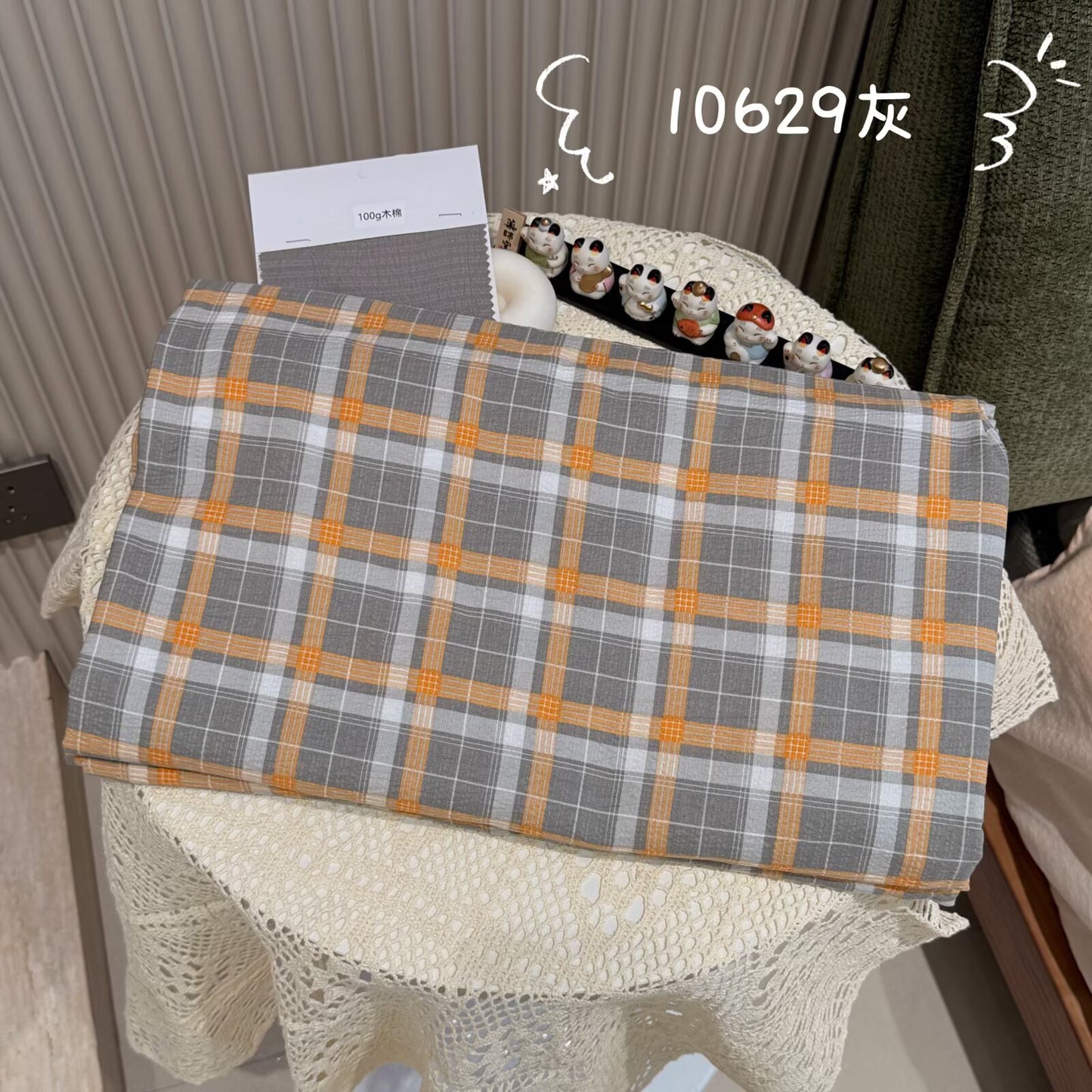 Premium Washed Microfiber Fabric Soft Brushed Finish Polyester Material for Bed Sheets Duvet Covers and Pillowcases - Image 4