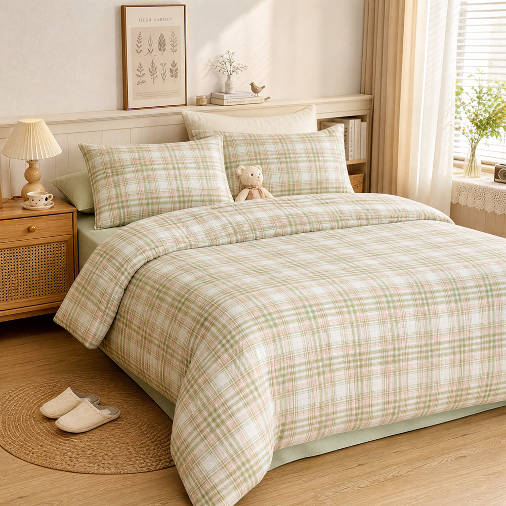 Private Label Washed Microfiber Fabric Soft Brushed Finish Polyester Material for Bed Sheets Duvet Covers and Pillowcases - Image 3
