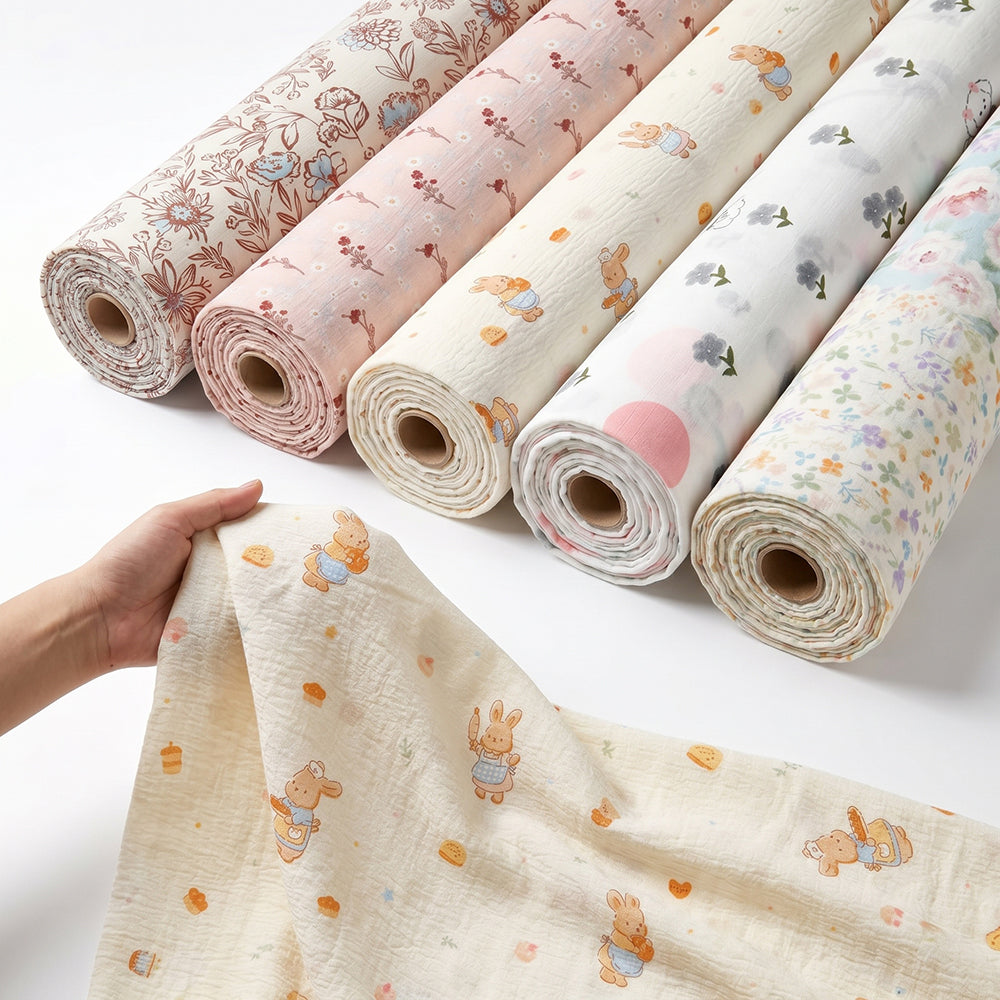 Anti-Pilling Washed Microfiber Fabric Wrinkle-Resistant Surface Polyester Material for Private Label Bedding and E-Commerce Home Textiles - Image 2