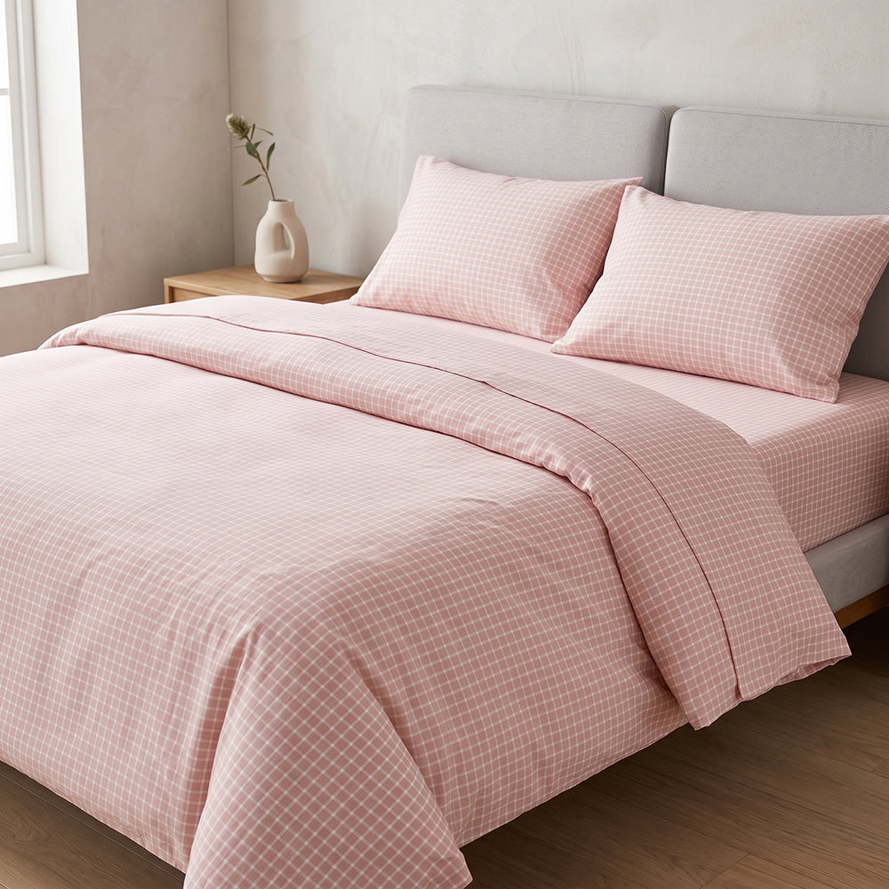 Breathable Washed Microfiber Fabric Soft Brushed Finish Polyester Material for Bed Sheets Duvet Covers and Pillowcases - Image 2