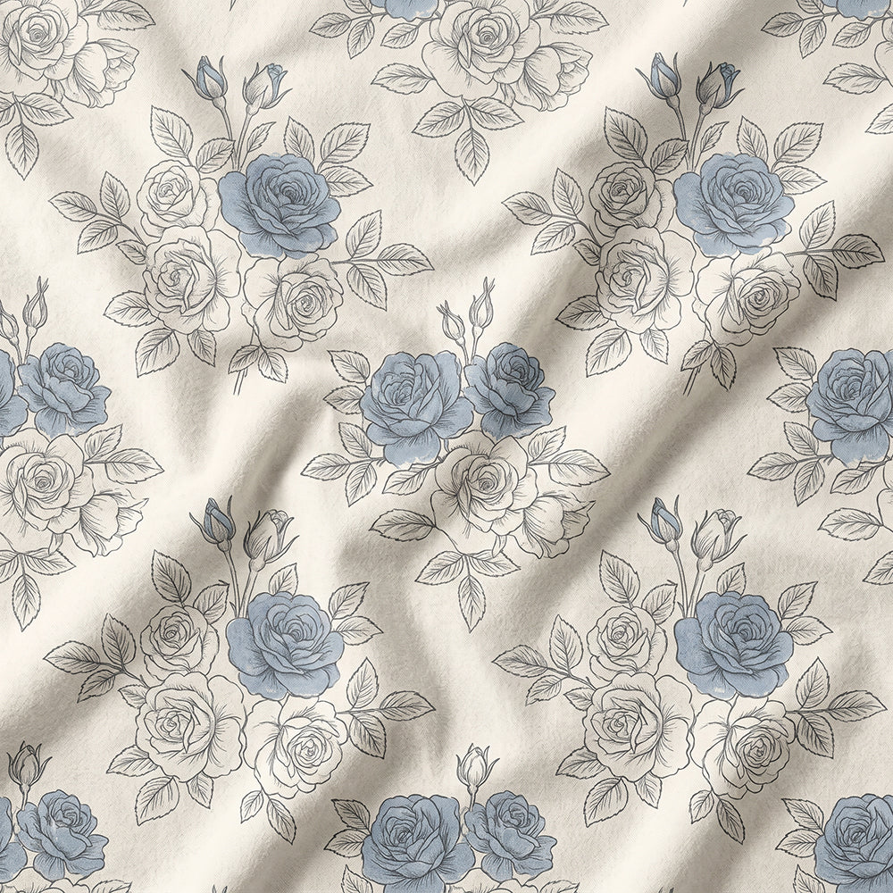 Skin-Friendly Washed Microfiber Fabric Smooth Washed Hand Feel Polyester Material for Quilt Covers Bedding Sets and Home Textiles - Image 1
