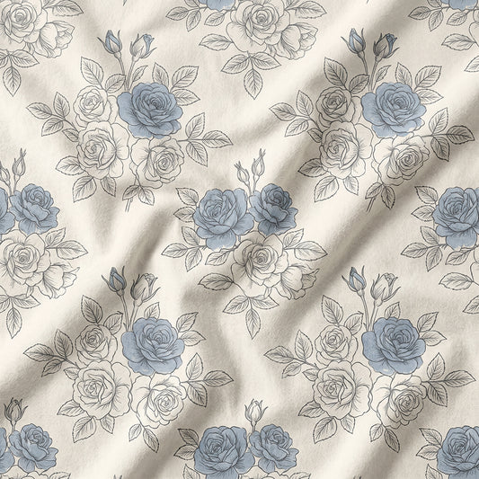 Skin-Friendly Washed Microfiber Fabric Smooth Washed Hand Feel Polyester Material for Quilt Covers Bedding Sets and Home Textiles - Image 1