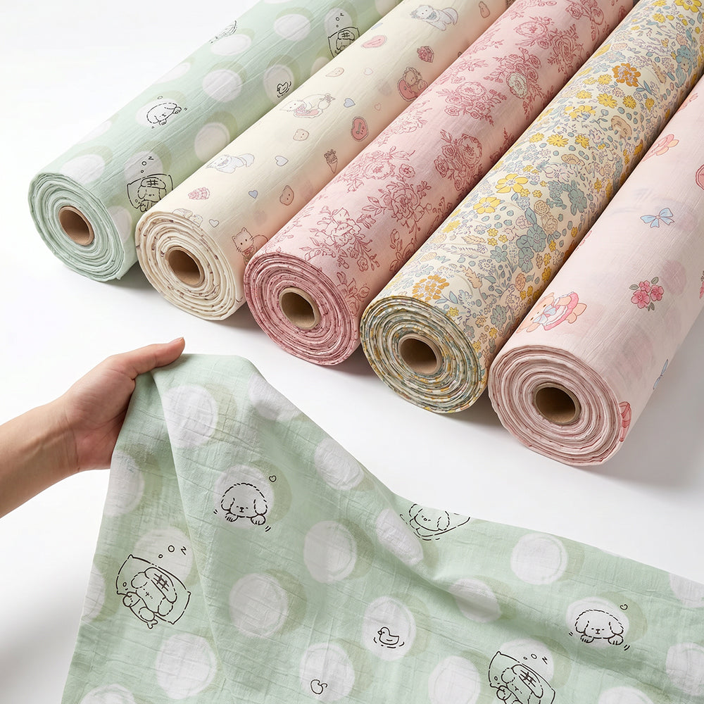 Custom Color Washed Microfiber Fabric Fine-Denier Soft Texture Polyester Material for Custom Bedding Collections and Wholesale Textile Programs - Image 2