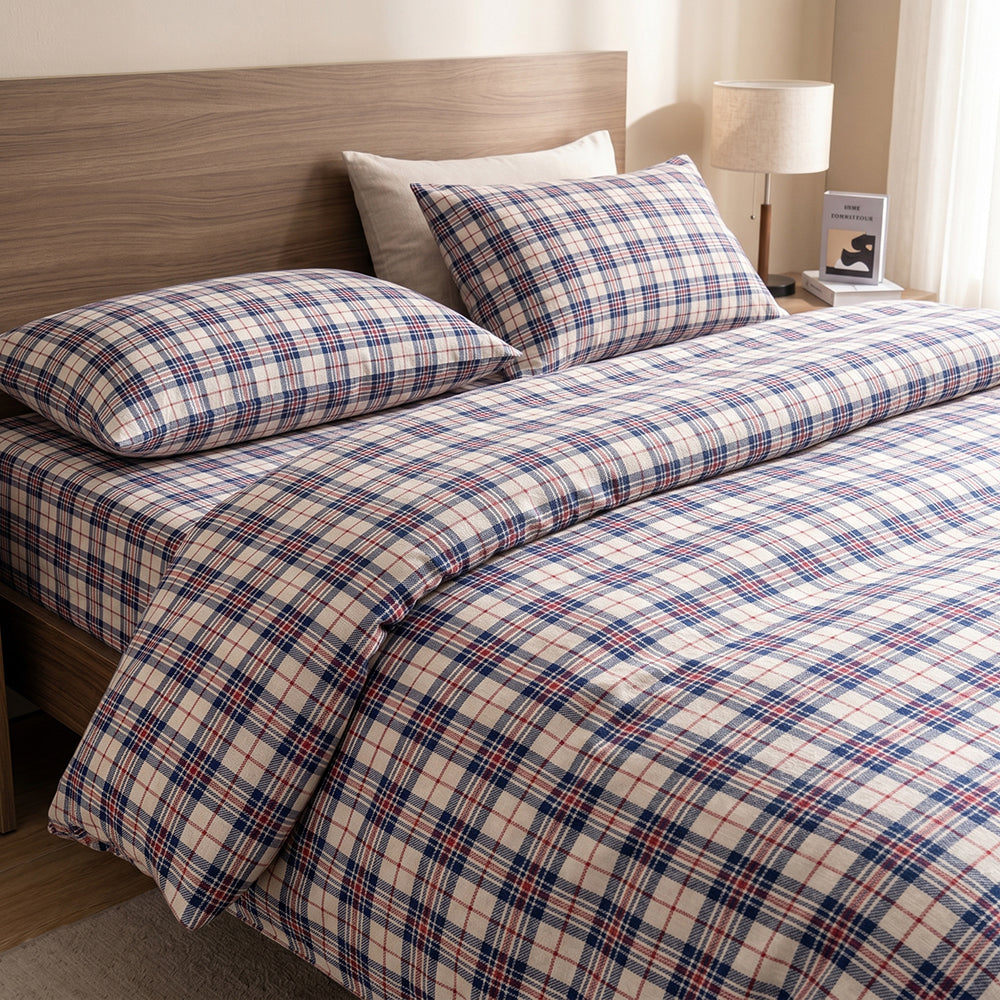 Luxury Bedding Washed Microfiber Fabric Smooth Washed Hand Feel Polyester Material for Quilt Covers Bedding Sets and Home Textiles - Image 1