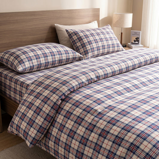 Luxury Bedding Washed Microfiber Fabric Smooth Washed Hand Feel Polyester Material for Quilt Covers Bedding Sets and Home Textiles - Image 1