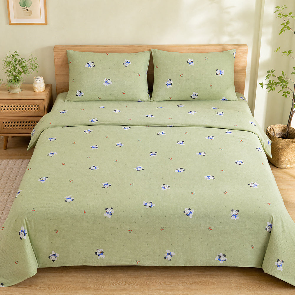 Smooth Drape Washed Microfiber Fabric Fine-Denier Soft Texture Polyester Material for Custom Bedding Collections and Wholesale Textile Programs - Image 3