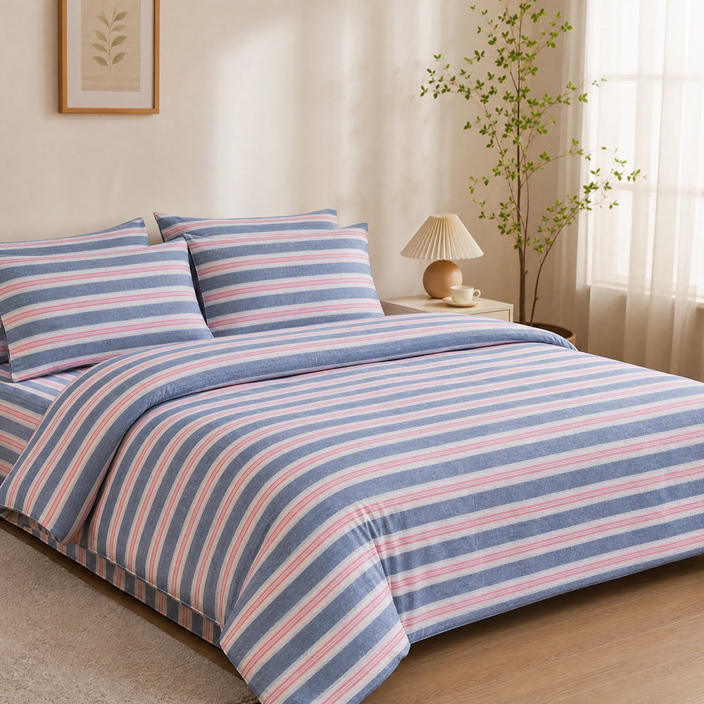 Daily Comfort Washed Microfiber Fabric Smooth Washed Hand Feel Polyester Material for Quilt Covers Bedding Sets and Home Textiles - Image 3