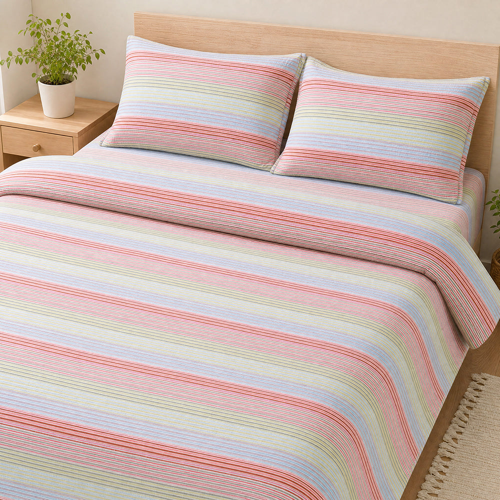 Roll Supply Washed Microfiber Fabric Colorfast Machine-Washable Finish Polyester Material for Lightweight Quilts Bedspreads and Decorative Bedding - Image 1