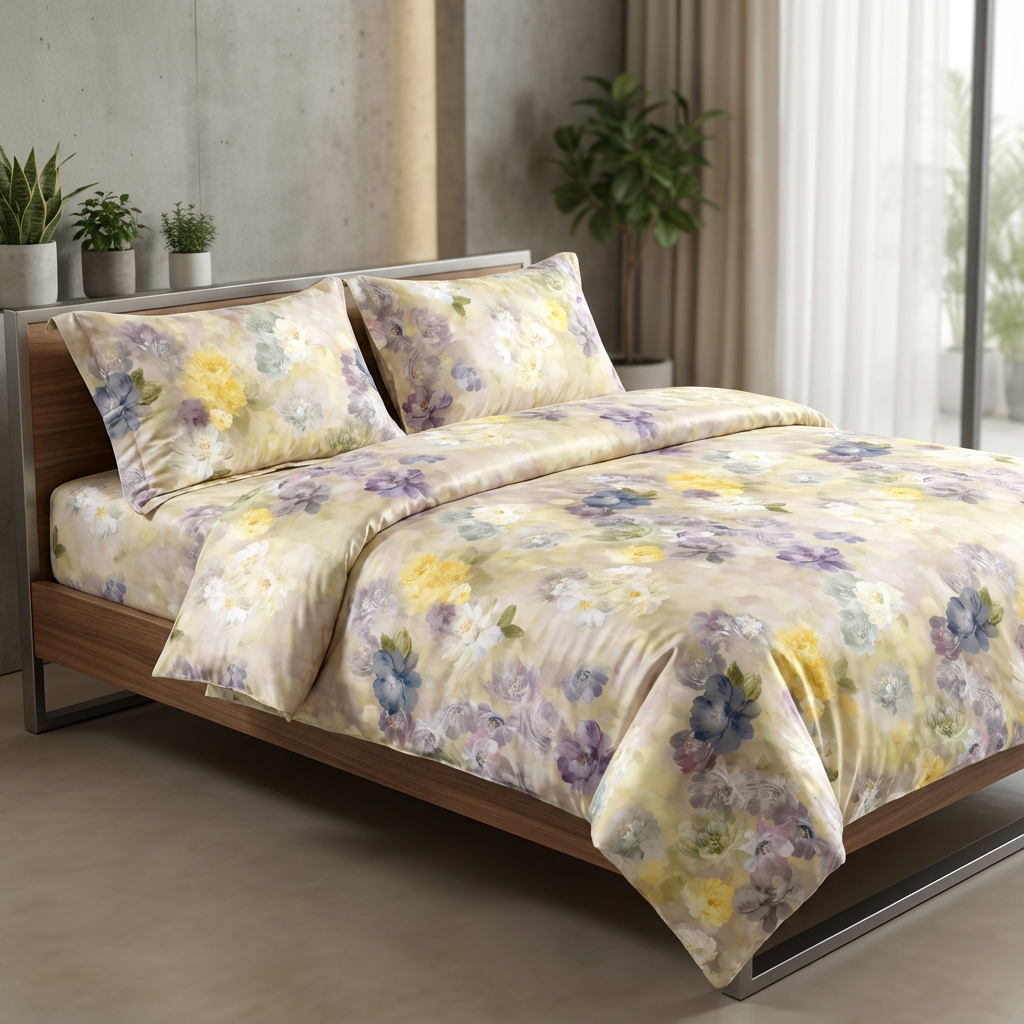 Factory Wholesale Tencel Lyocell Solid and Custom Pattern Fabric Smooth Delicate Material for Bedding Sheets and Luxury Sleepwear - Image 1