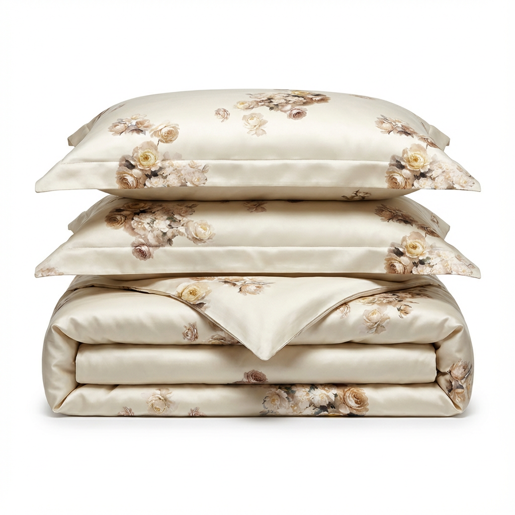 HD Digital Printed Tencel Lyocell Fabric Super Delicate Solid and Custom Design Material for Silky Bed Sheets and Loungewear - Image 1