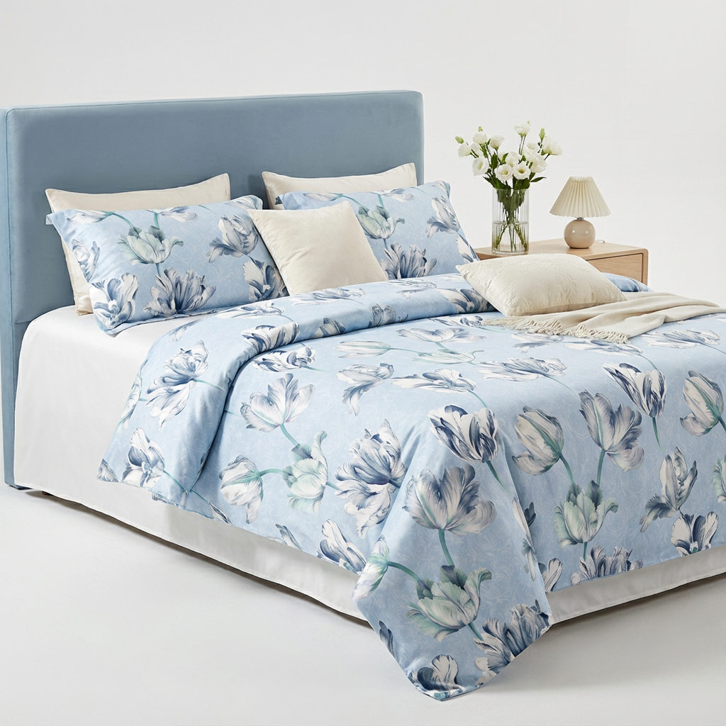 Luxury High-Sheen Lyocell Tencel Fabric Wrinkle-Resistant Material for Premium Bedding Sets and Tailored Nightgowns - Image 2
