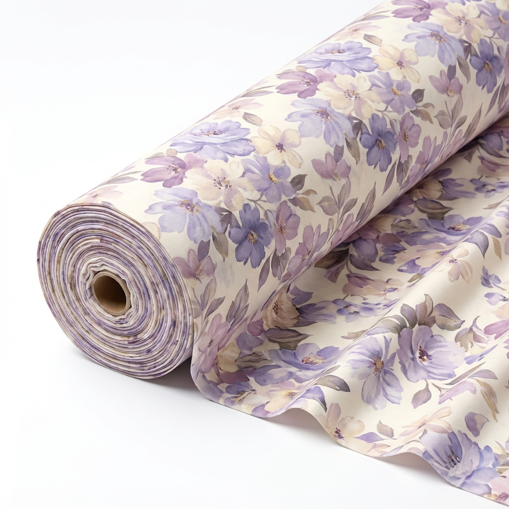 Eco Reactive Dyed Lyocell Tencel Fabric Matte Finish Solid and Exclusive Floral Pattern Material for High-End Bed Sheets - Image 4