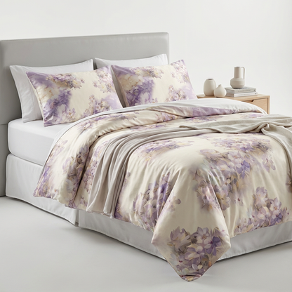 Modern Minimalist Plain Tencel Lyocell Fabric Support Trendy Pattern Customization Material for Premium Bed Sheets - Image 3
