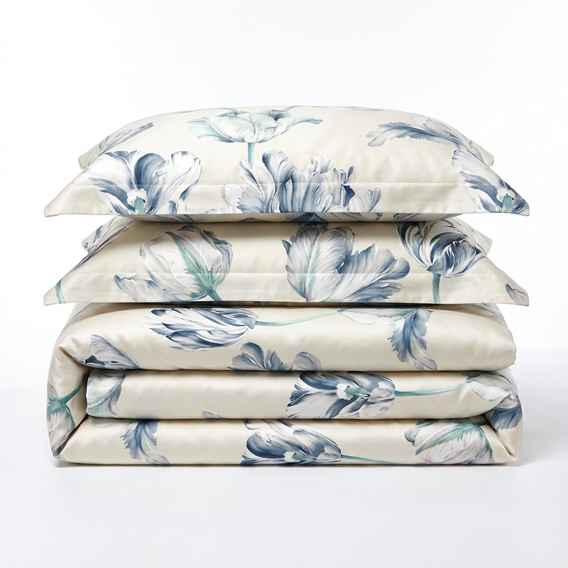 Delicate Lightweight Lyocell Tencel Custom Printed Fabric Wide Width Solid Color Stock Material for Bedding and Pajama Sets - Image 1