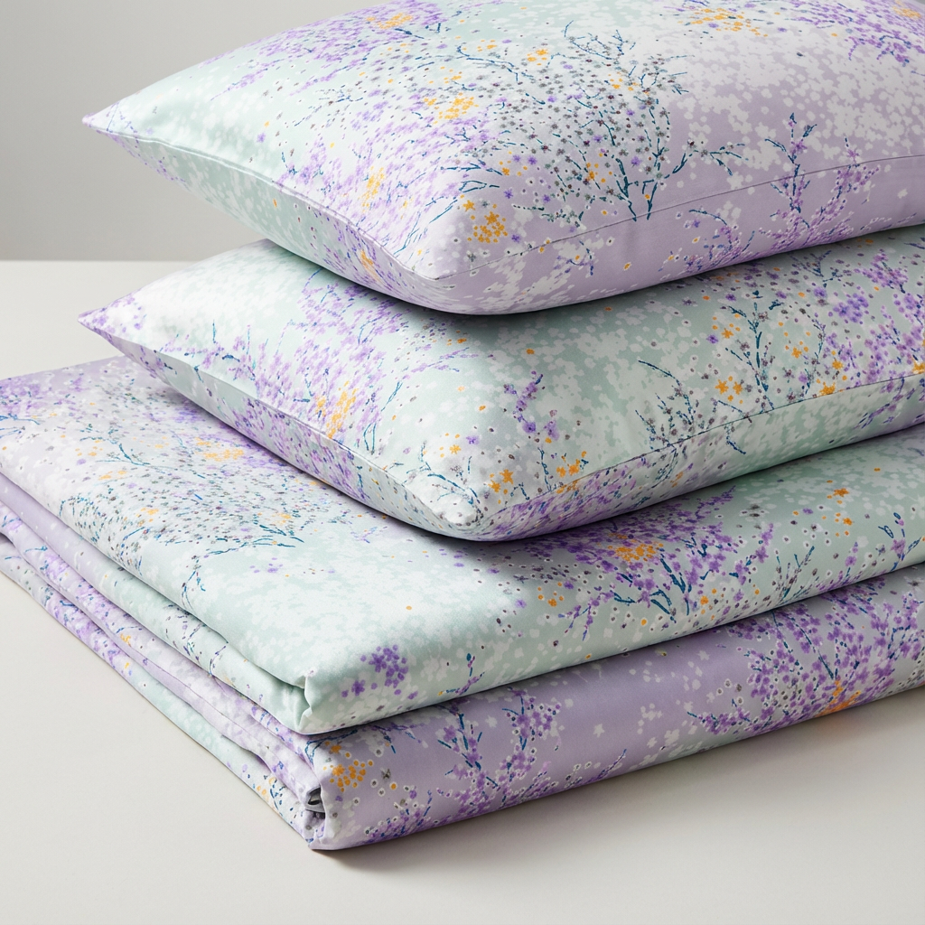 Premium Private Label Lyocell Tencel Fabric Non-Shrinking Solid and Printed Material for Luxury Bedding Factory - Image 4