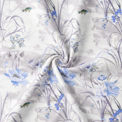 Premium Lyocell Tencel Twill Fabric Silky High Density Solid and Any Vintage Pattern Custom Material for Bed Sheets - Image 1