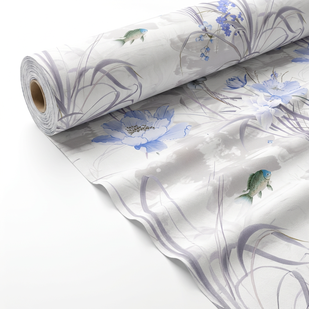 Premium Lyocell Tencel Twill Fabric Silky High Density Solid and Any Vintage Pattern Custom Material for Bed Sheets - Image 3