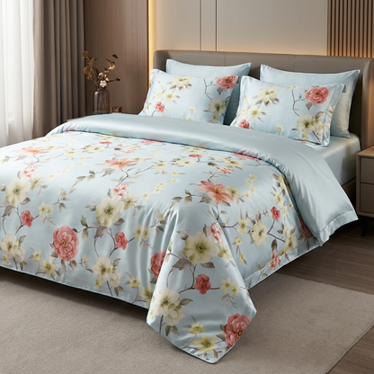 Plain Weave Crisp Tencel Lyocell Custom Printed Fabric Fine Solid Material for Summer Cooling Bedding and Loungewear - Image 2