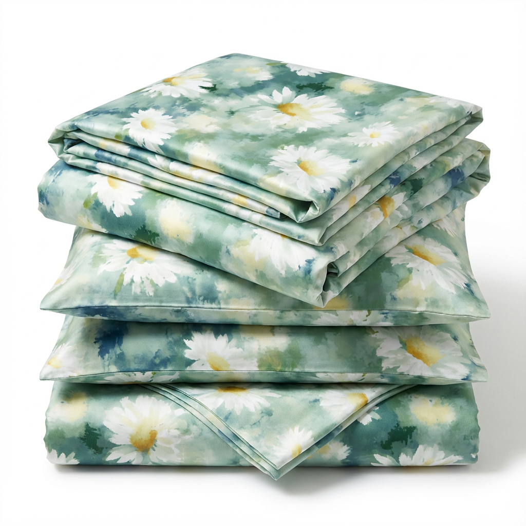 Thermal Comfort Lyocell Tencel Home Textile Fabric Support Geometric Pattern Digital Customization Material for Bedding - Image 1