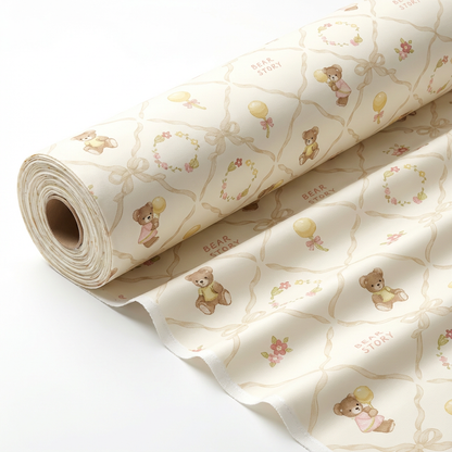 Carbon-Neutral Concept Lyocell Tencel Textile Sustainable Solid and Exclusive Botanical Pattern Custom Material for Sheets - Image 1