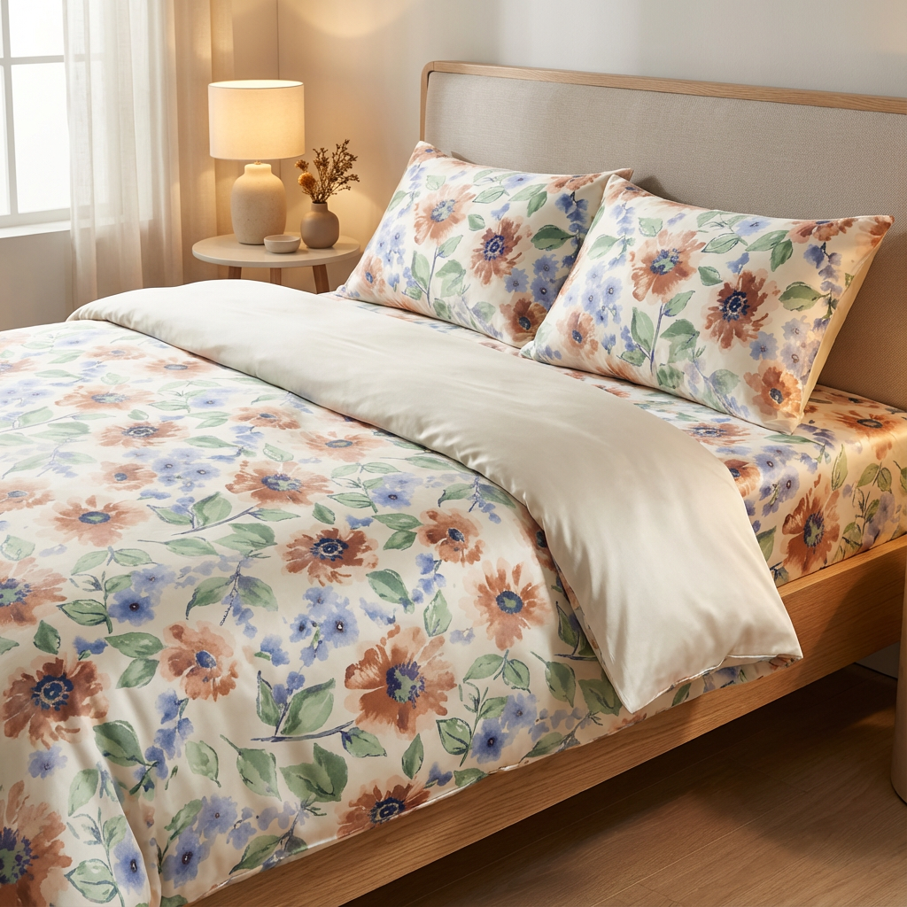 Flexible Mass Tailored Lyocell Tencel Fabric Adjustable Width Weight Solid and Pattern Material for Volume Bedding Roll - Image 2