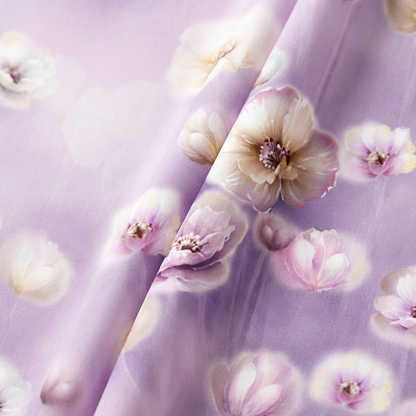 Eco Water-Based Printed Lyocell Tencel Custom Pattern Fabric Breathable Soft Touch Material for Bedding and Nightwear - Image 1