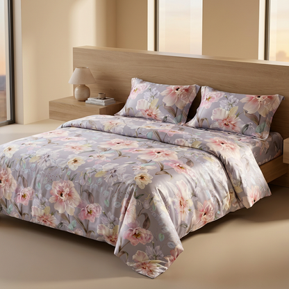 French Oil-Painting Style Printed Lyocell Tencel Fabric Support Any Pattern Customization for Luxury Bedding and Loungewear - Image 2