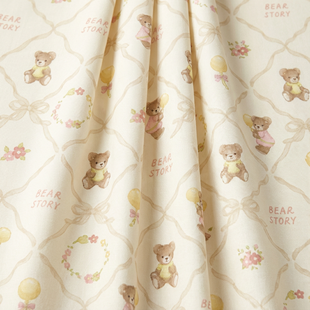 Tropical Botanical Pattern Custom Printed Tencel Lyocell Fabric Wrinkle-Resistant Material for Bed Linens and Resortwear Pajamas - Image 1