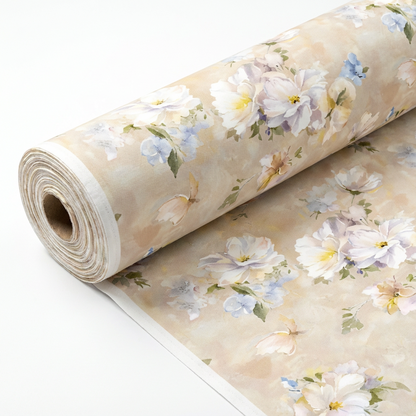 Italian Minimalist Printed Tencel Lyocell Fabric Exclusive Designer Pattern Custom Material for Luxury Bedding and Silk-Touch Wear - Image 1